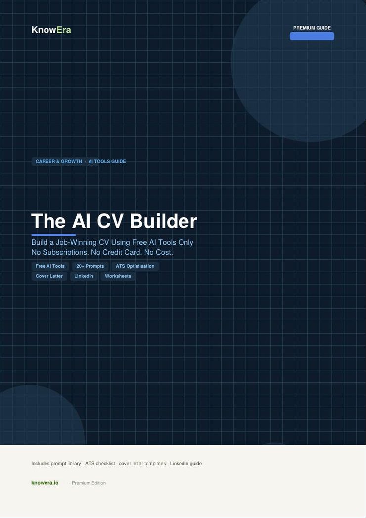 AI CV Builder — KnowEra guide cover