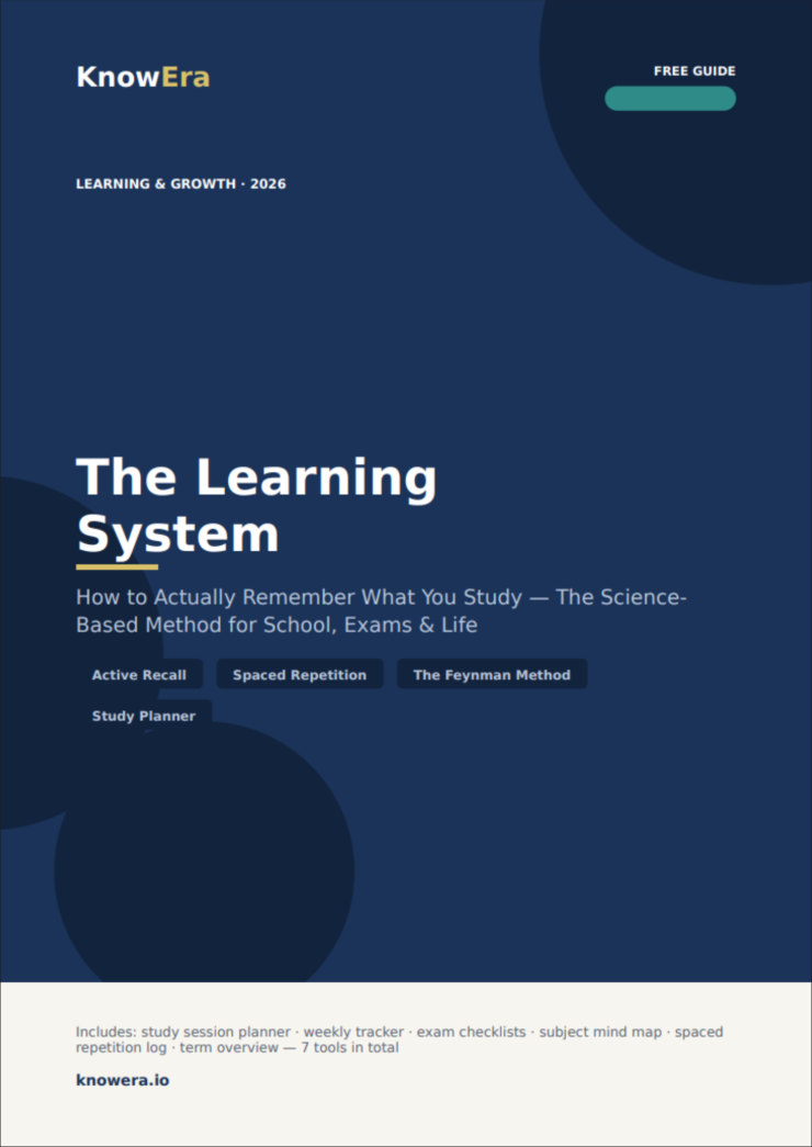 The Learning System — KnowEra guide cover